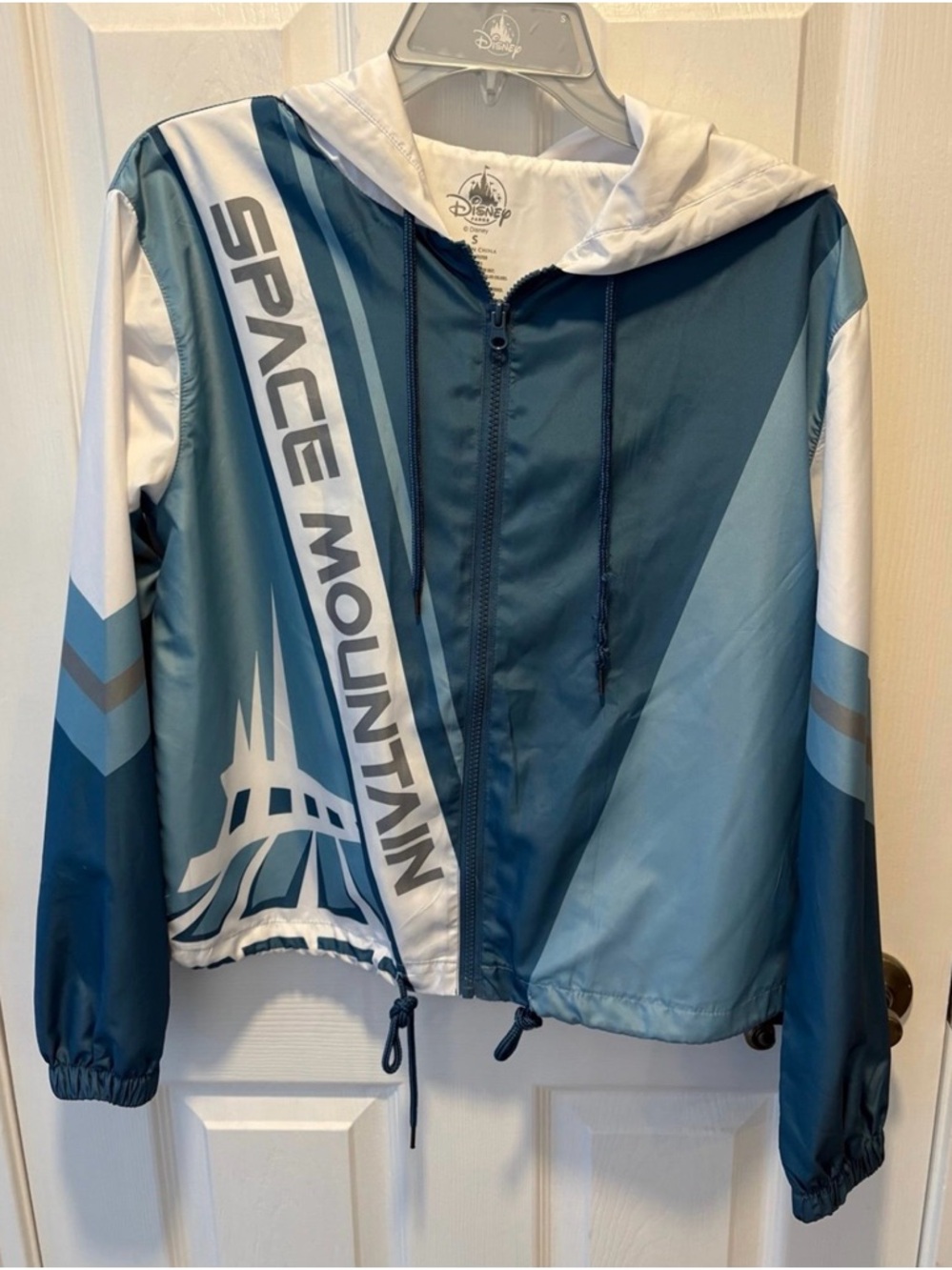 Disney Space Mountain Hooded Windbreaker - Blue, White